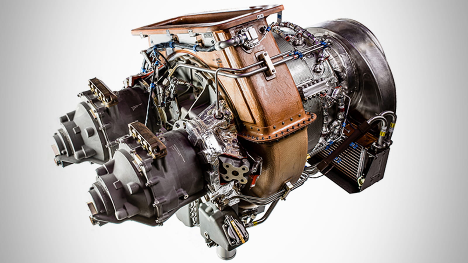 side view of an aircraft auxiliary power unit