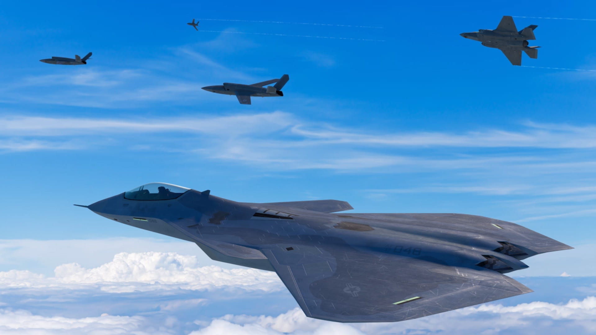 6th gen aircraft render