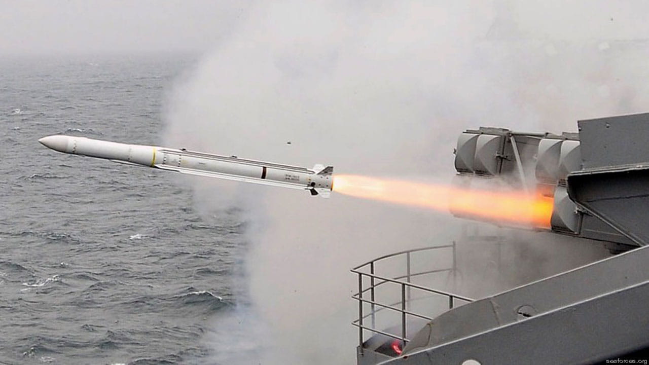 ESSM missile at launch