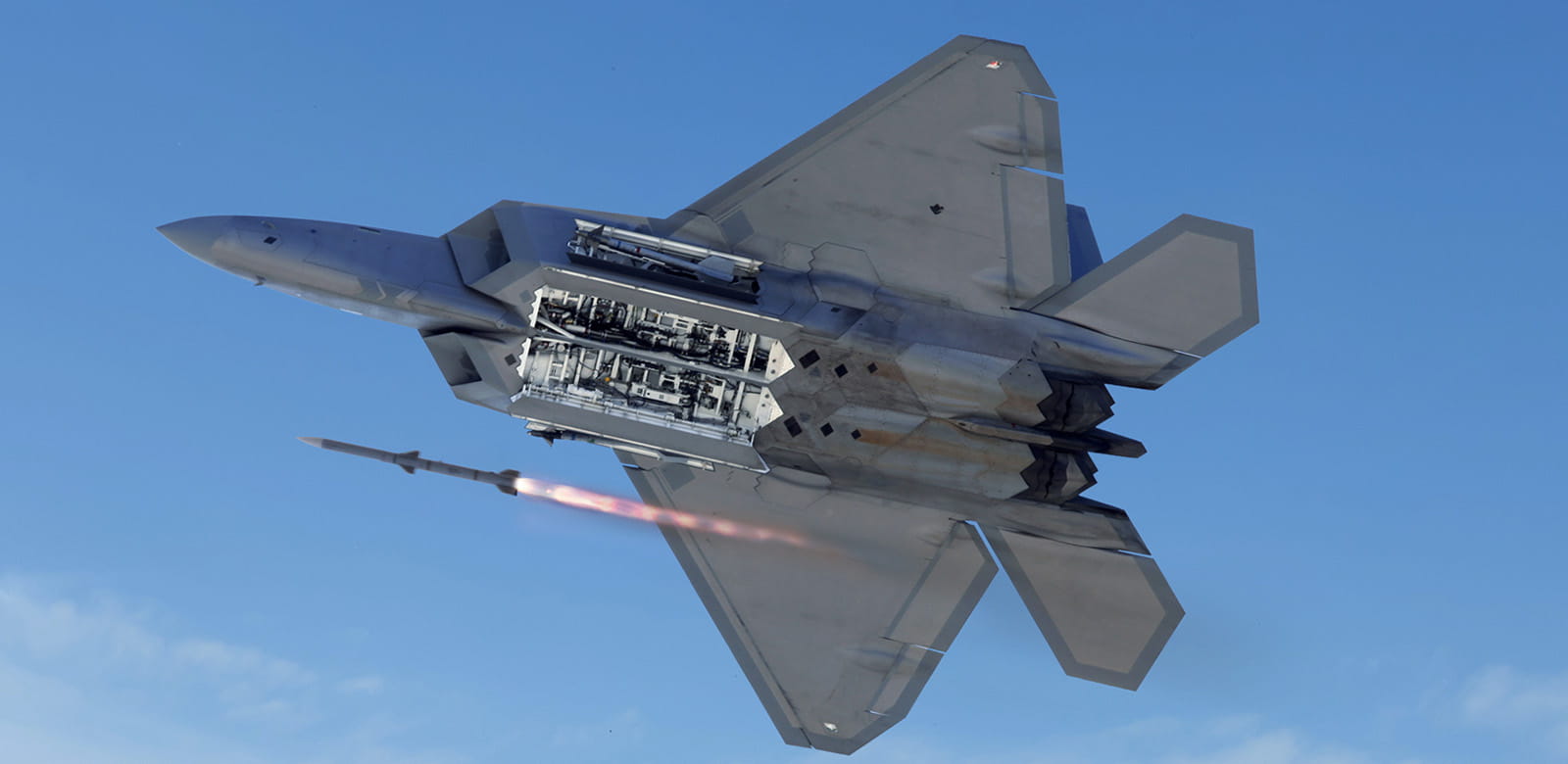 The AMRAAM® missile is carried by the F-15, F-16, F/A-18, F-22, Typhoon, Gripen, Tornado and Harrier. It’s the only air-to-air missile used on the F-35.