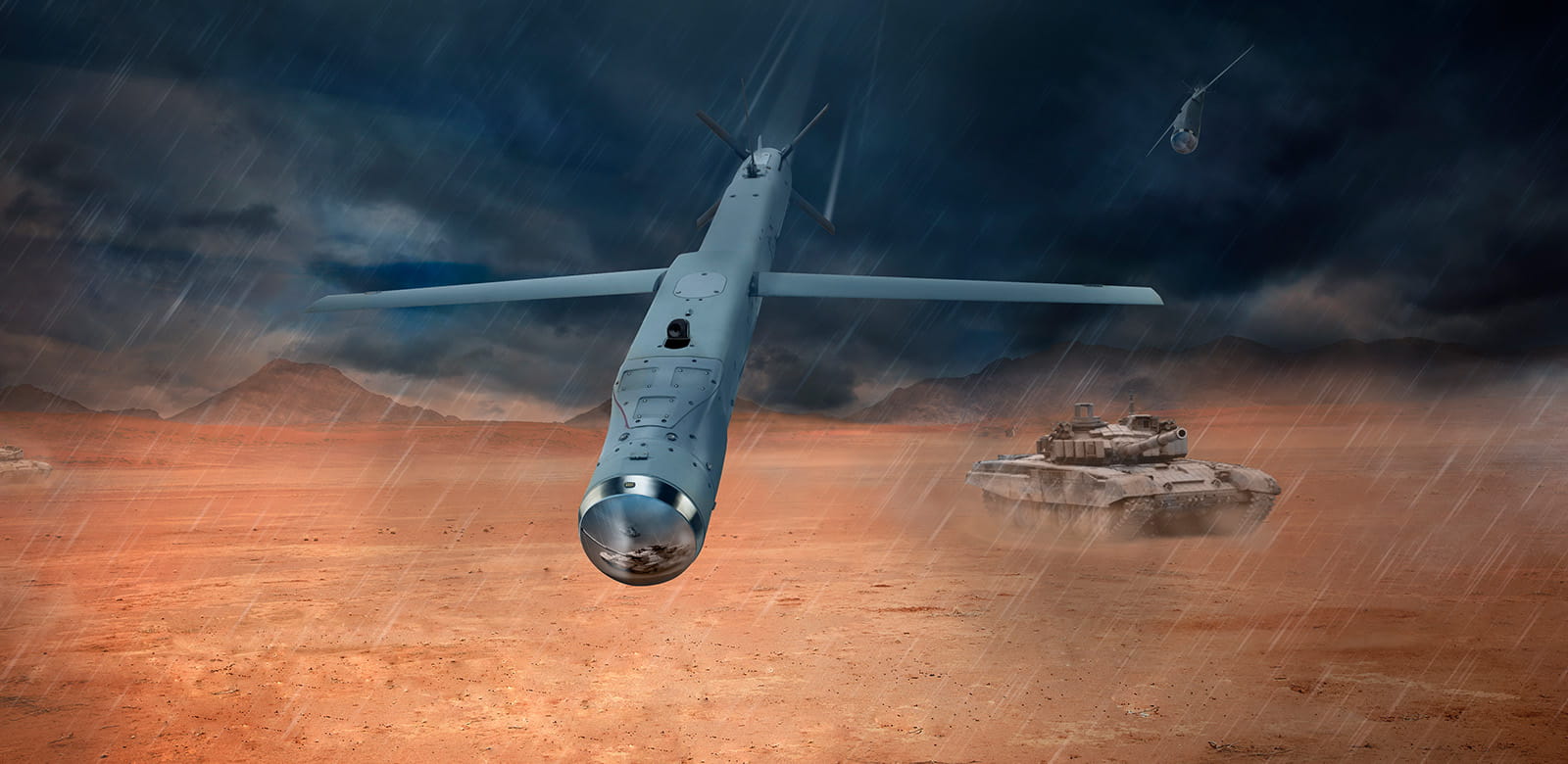 Raytheon Technologies' StormBreaker® smart weapon is a guided, gliding precision munition with a tri-mode seeker that allows it to track moving targets in low-visibility conditions such as darkness, poor weather and battlefield smoke and dust.