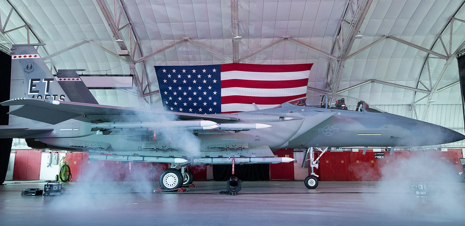 The U.S. Air Force unveiled and revealed the name of its newest fighter, the F-15EX Eagle II, in a ceremony April 7, 2021, at Eglin Air Force Base in Florida. (Photo: U.S. Air Force)