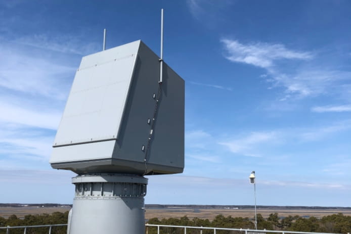 The Enterprise Air Surveillance Radar.