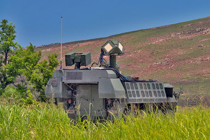 The DE M-SHORAD during Fort Sill testing