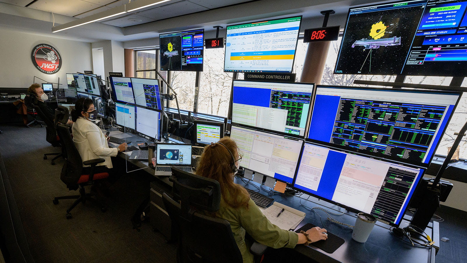 James Webb Telescope control center