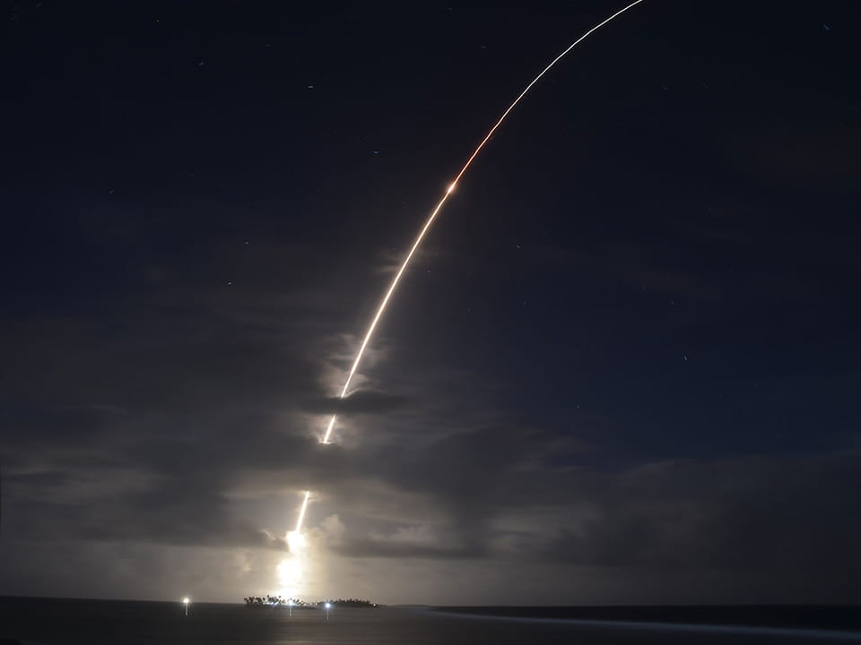 Two long-range interceptors