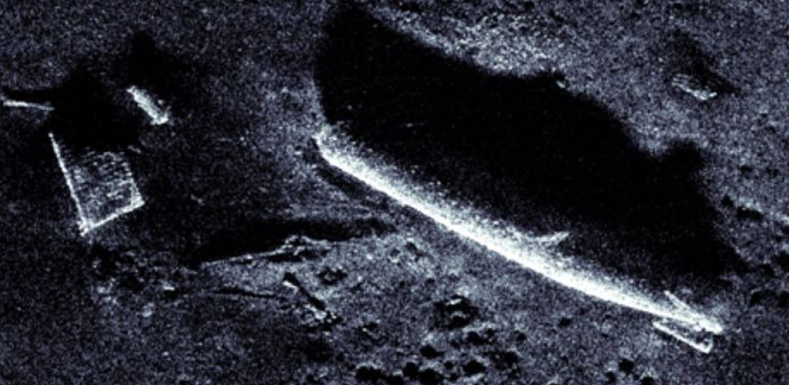 The AN/AQS-20C sonar mine-hunting system located this World War II era torpedo in a previous test at Narraganset Bay in Rhode Island. Raytheon Missiles & Defense demonstrated the system in a recent exercise at the same test range.