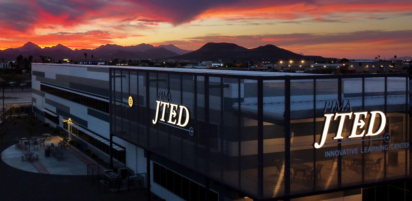 The flagship campus of Pima JTED (Joint Technical Education District) in Tucson, Arizona.