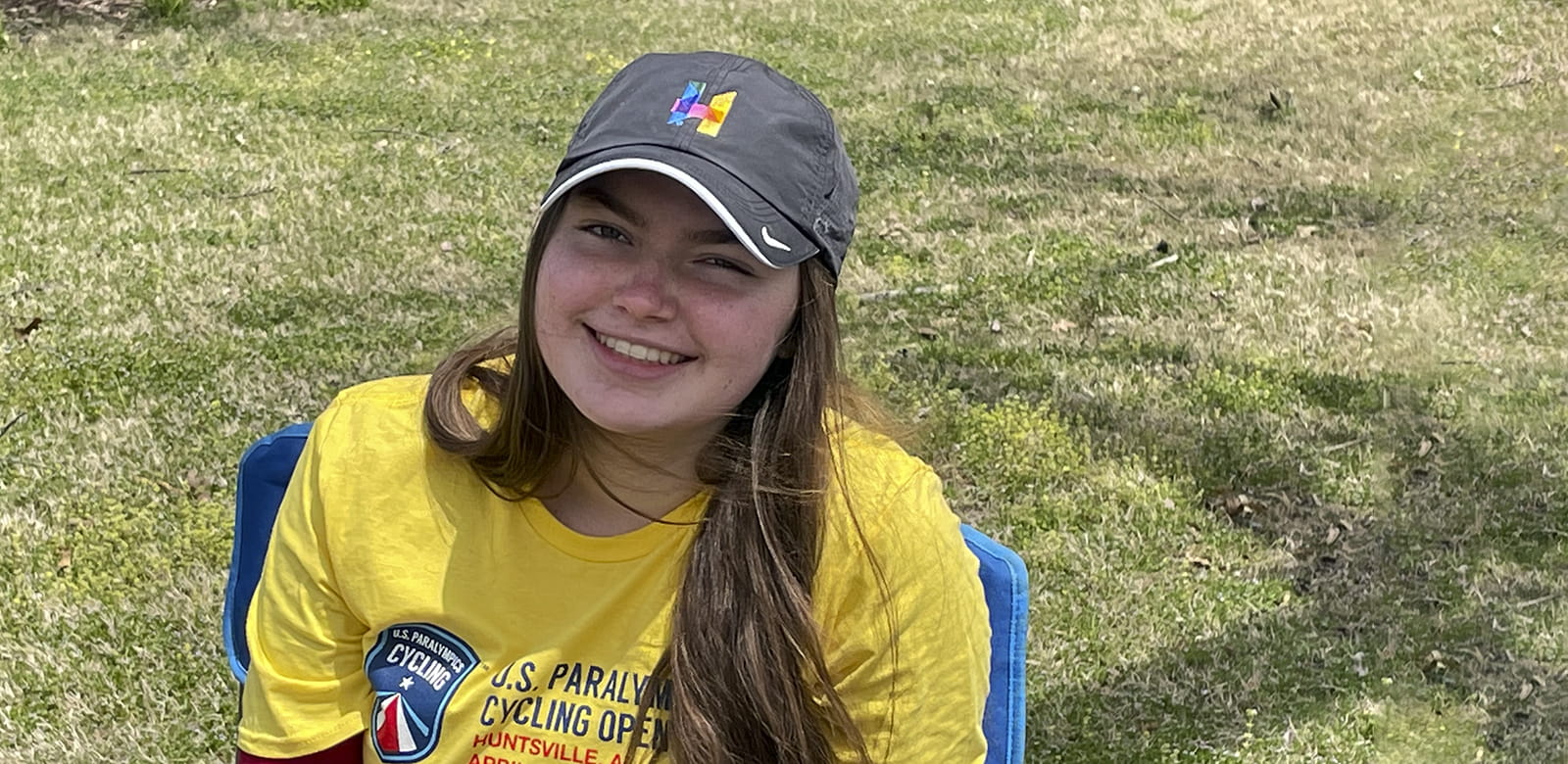 A Raytheon employee volunteered as a course marshal. 