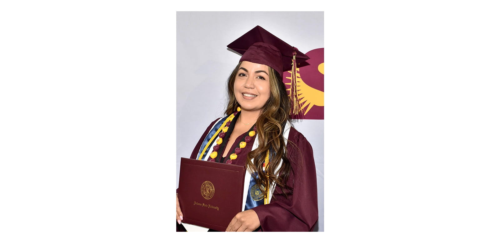 Maria Espinosa graduated from Arizona State University in May 2022, with help from the SPY-6 scholarship she received in 2021. (Photo: Maria Espinosa) 