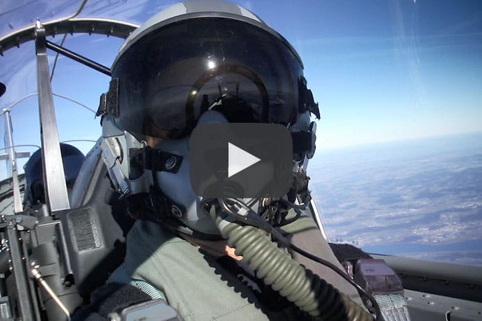 Aircraft cockpit interior