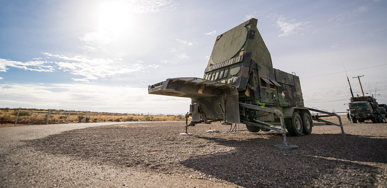 Patriot missile launcher