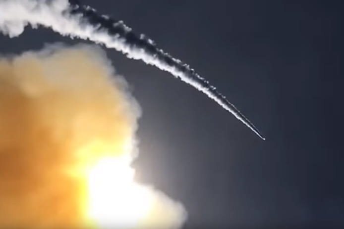 SM-2 missile launch