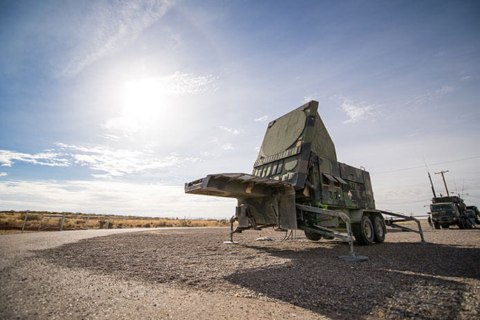 Patriot missile launcher 