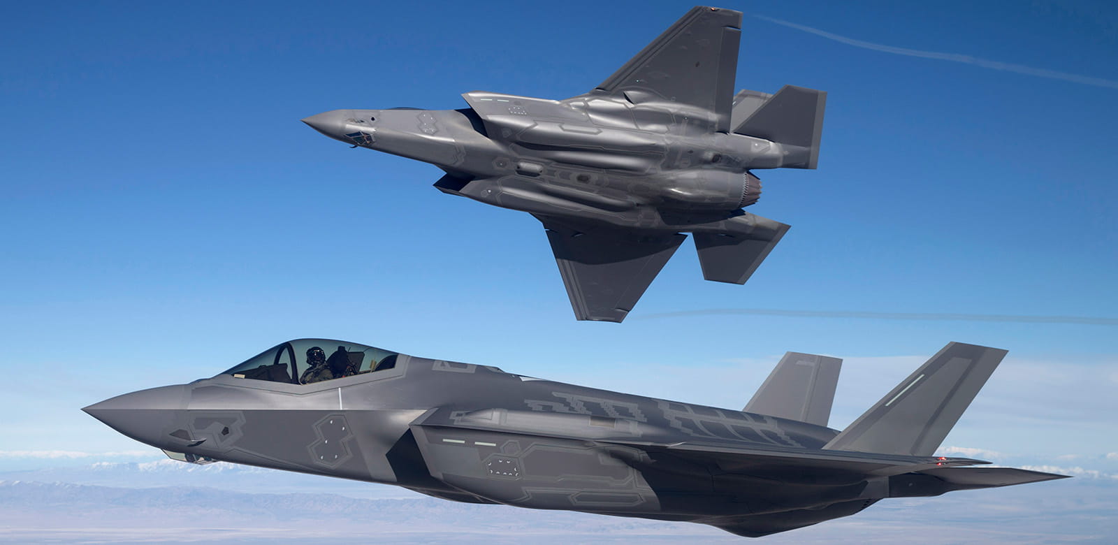 Two F-35A fighters