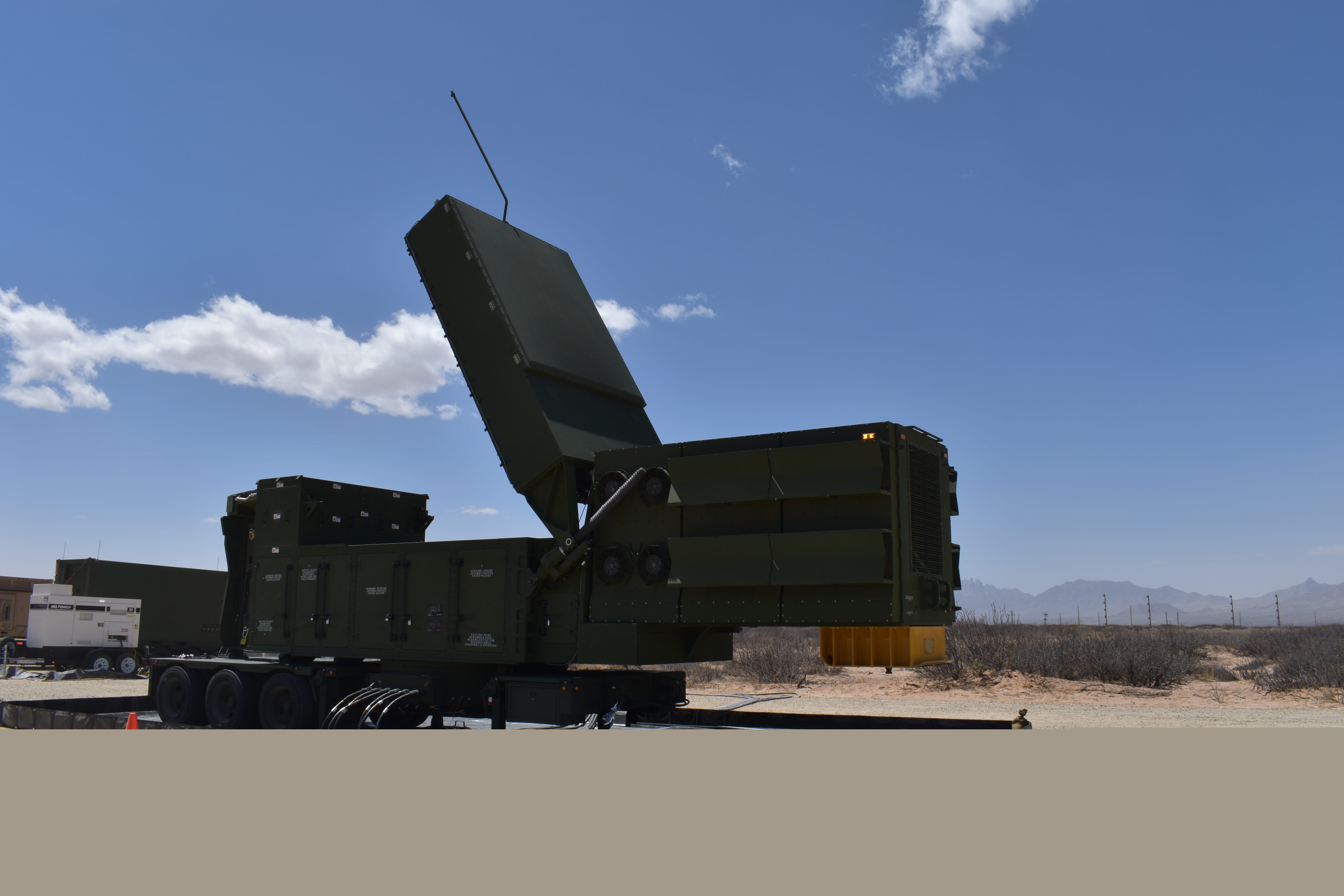Lower Tier Air and Missile Defense Sensor (LTAMDS) arrives at White Sands Missile Range.