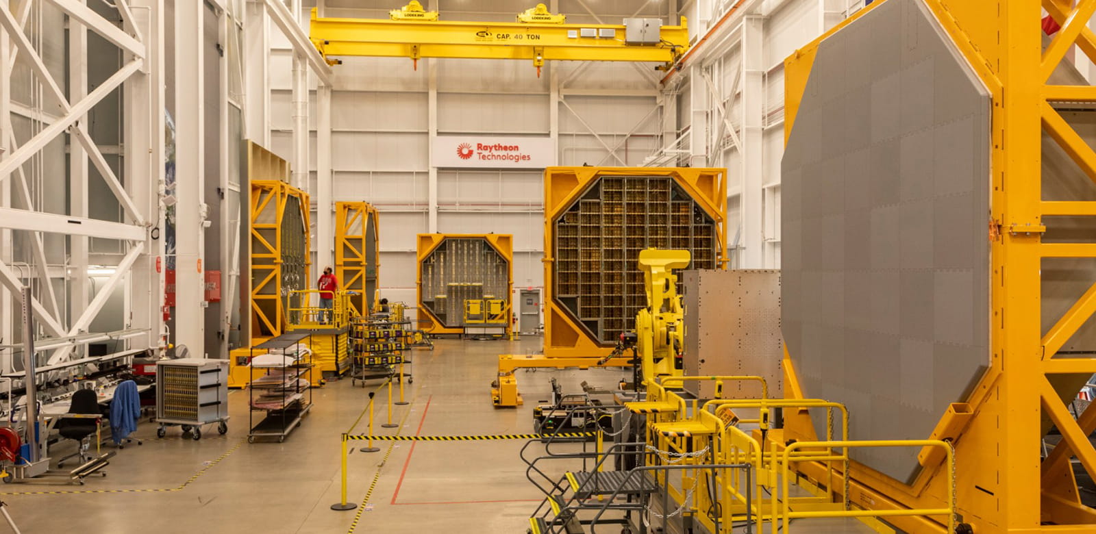 The U.S. Navy's SPY-6 air and missile defense radar is in production at Raytheon Missiles & Defense's Radar Development Facility in Andover, Massachusetts.