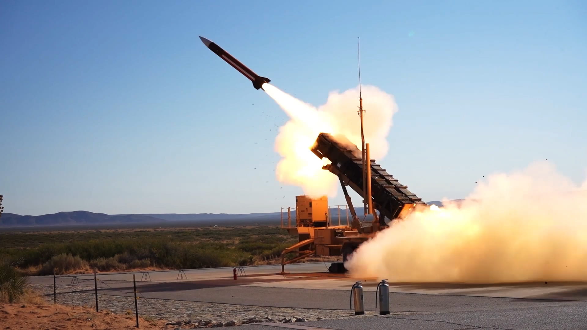 deployed battery missile launch