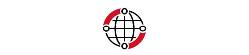 RTX icon globe illustration