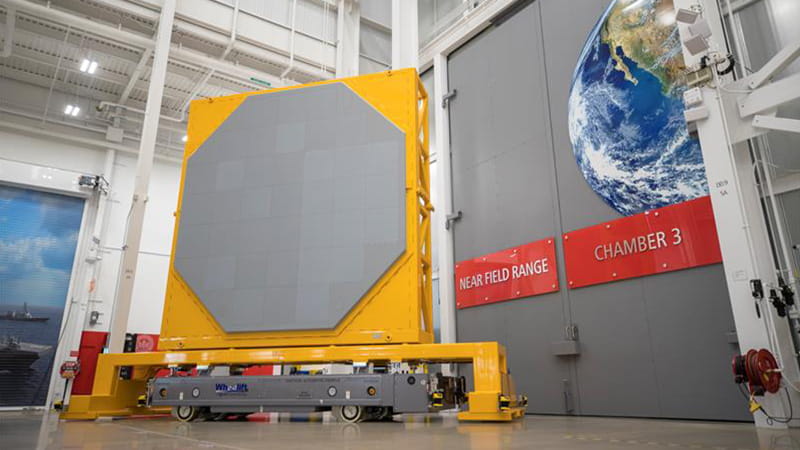 SPY-6 radar at manufacturing facility