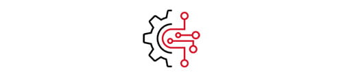 RTX icon gear and circuitry 