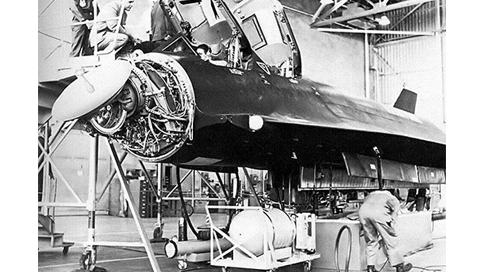 Lockheed YF-12A Blackbird Interceptor with Hughes ASG-18 Pulse Doppler Radar.