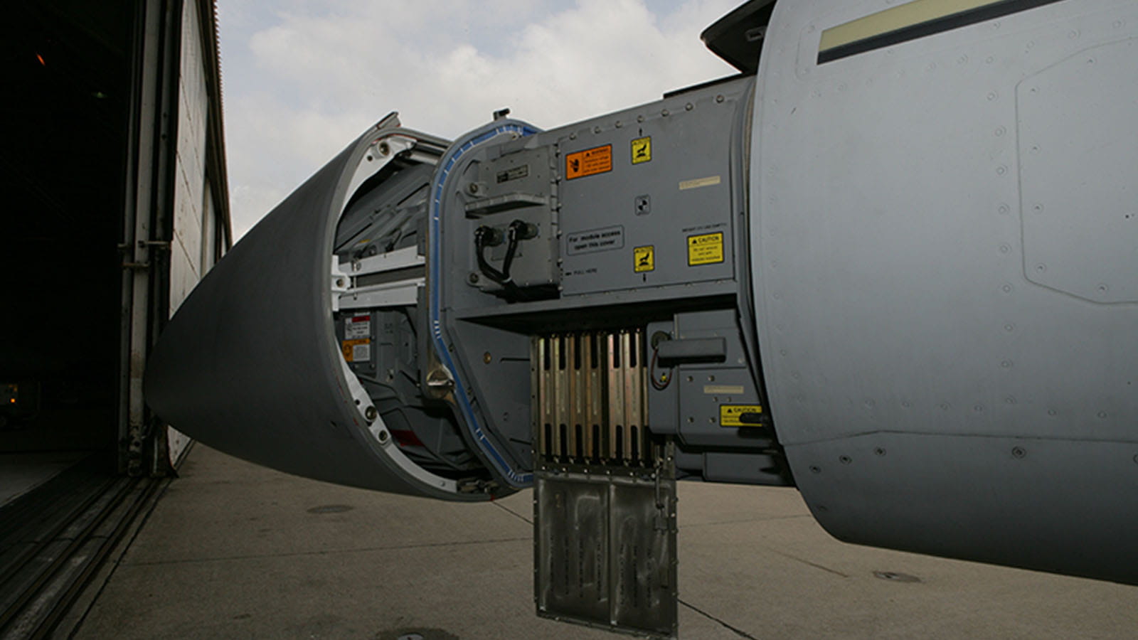 APG-79 AESA line replaceable units (LRUs) can be exchanged in the field adding new modes quickly.