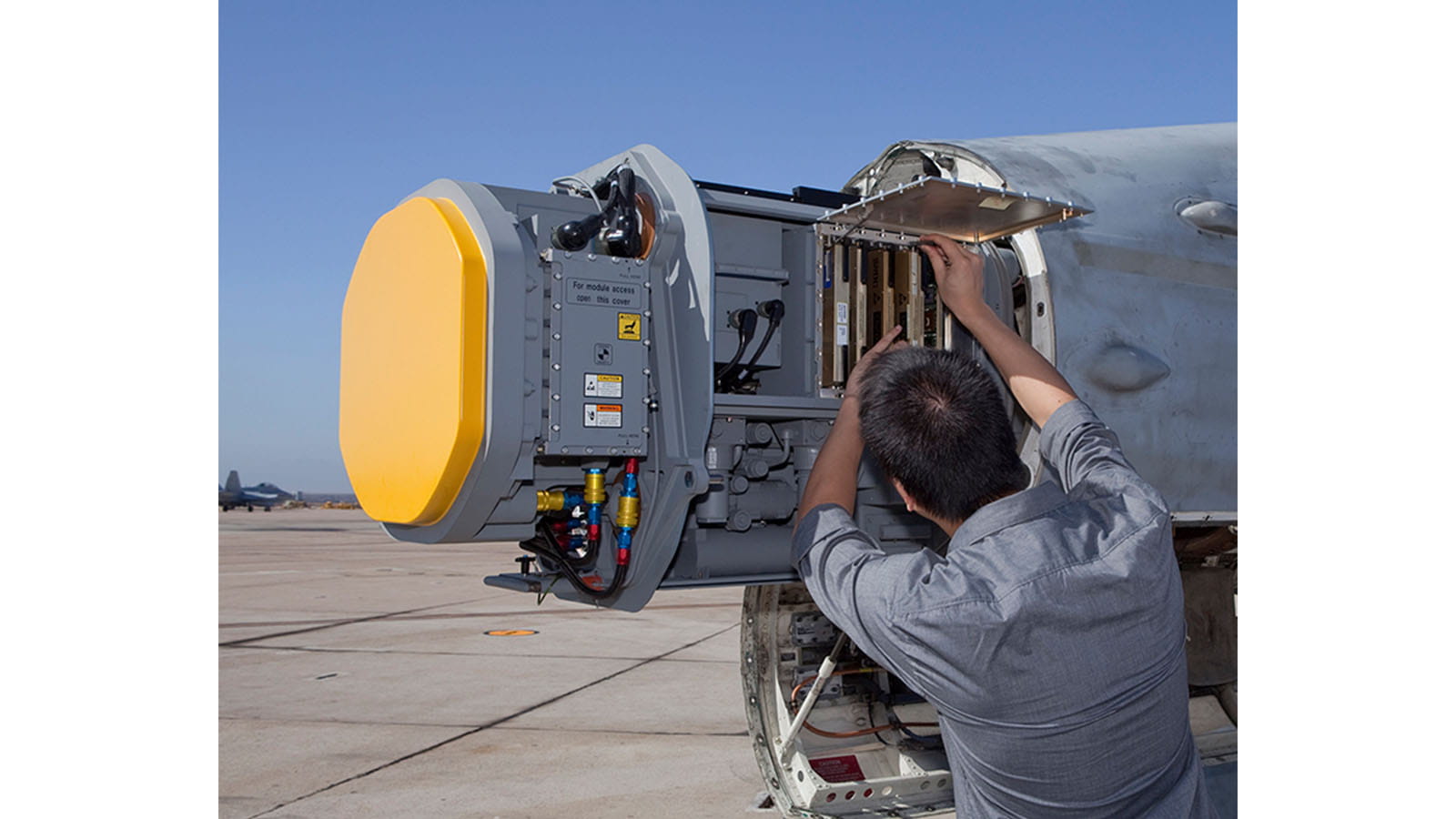 The APG-79(V)X features the same modular, scalable form factor as the APG-84 tailored for the F/A-18.
