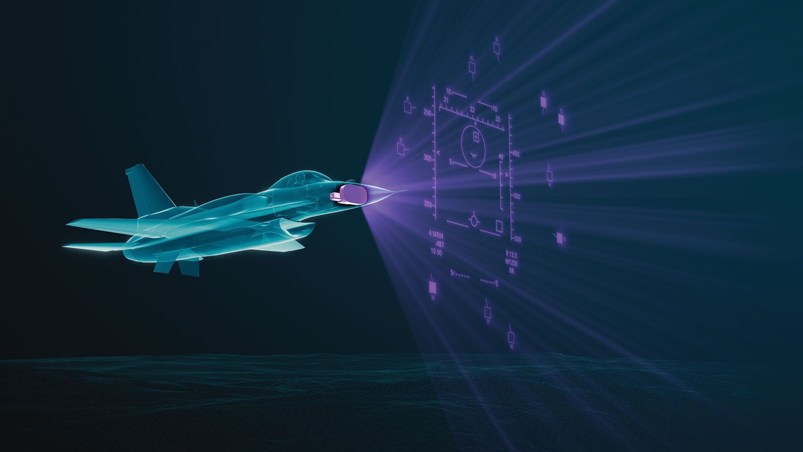 AESA F-16 render