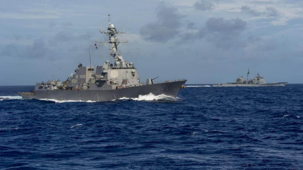 The Excalibur projectile’s N5 naval variant will soon be fired from ships like the Arleigh Burke-class guided-missile destroyer USS Dewey. (Photo: U.S. Navy)