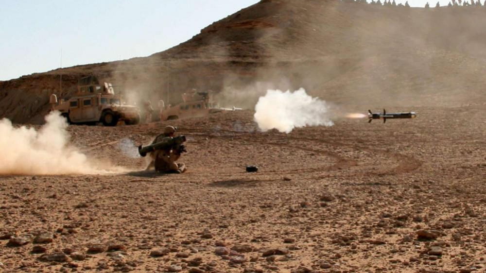After launch, Javelin climbs above its target for improved visibility. (Photo: U.S. Marine Corps)