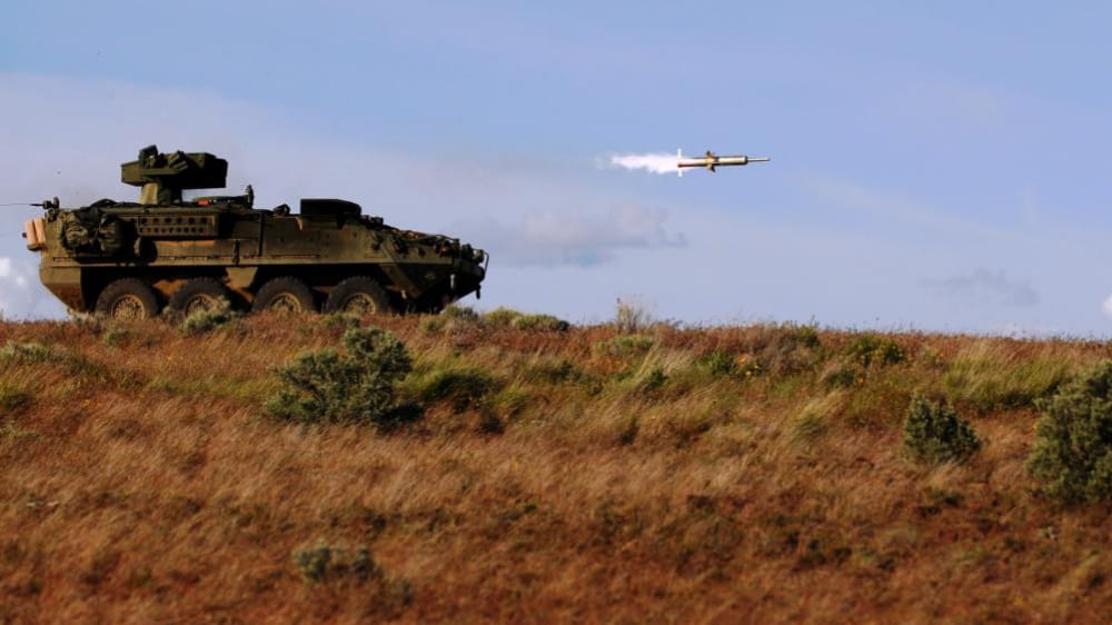 Raytheon Missiles & Defense systems like the TOW® missile enable ground forces to achieve overmatch against adversary armored and wheeled systems, regardless of the environment or conditions. (Photo: U.S. Army)