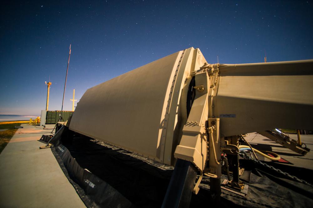 A critical element in the Ballistic Missile Defense System, AN/TPY-2 continually searches the sky for ballistic missiles. AN/TPY-2 serves as the eyes of the Terminal High Altitude Area Defense System, known as THAAD.