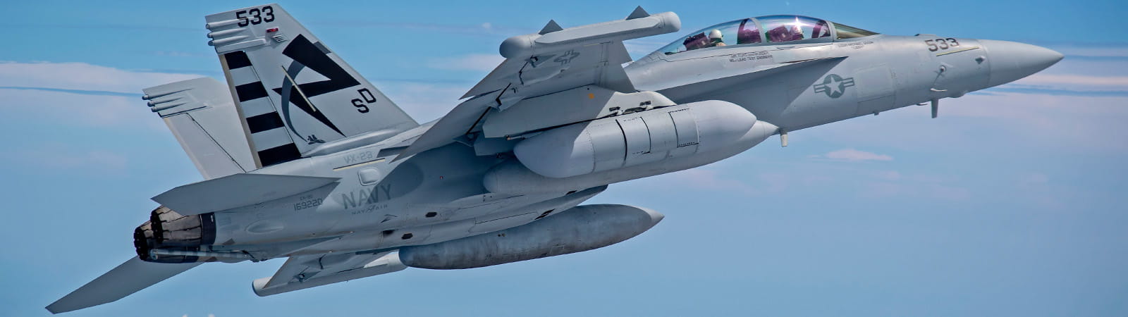 EA-18G Growler in flight