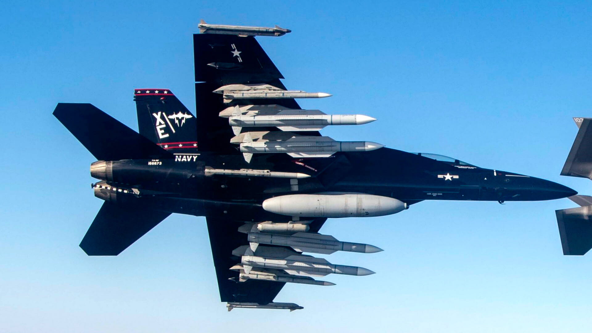F/A18 in flight
