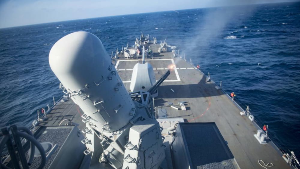 A self-contained package, the Phalanx® weapon system automatically detects, evaluates, tracks, engages and performs kill assessment against anti-ship missiles and high-speed aircraft threats. (Photo: U.S. Navy)