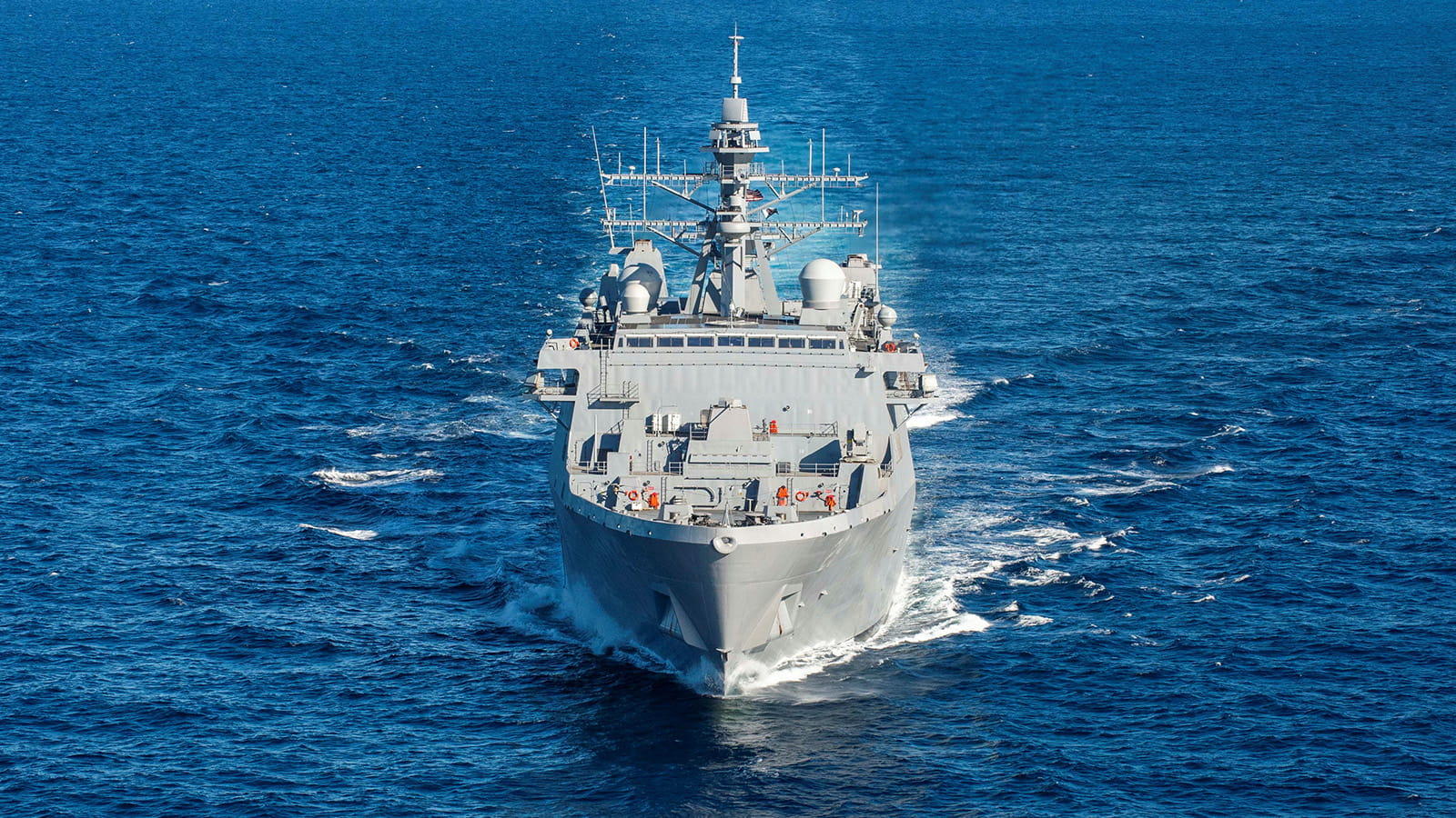 Amphibious Transport LPD-29 at sea