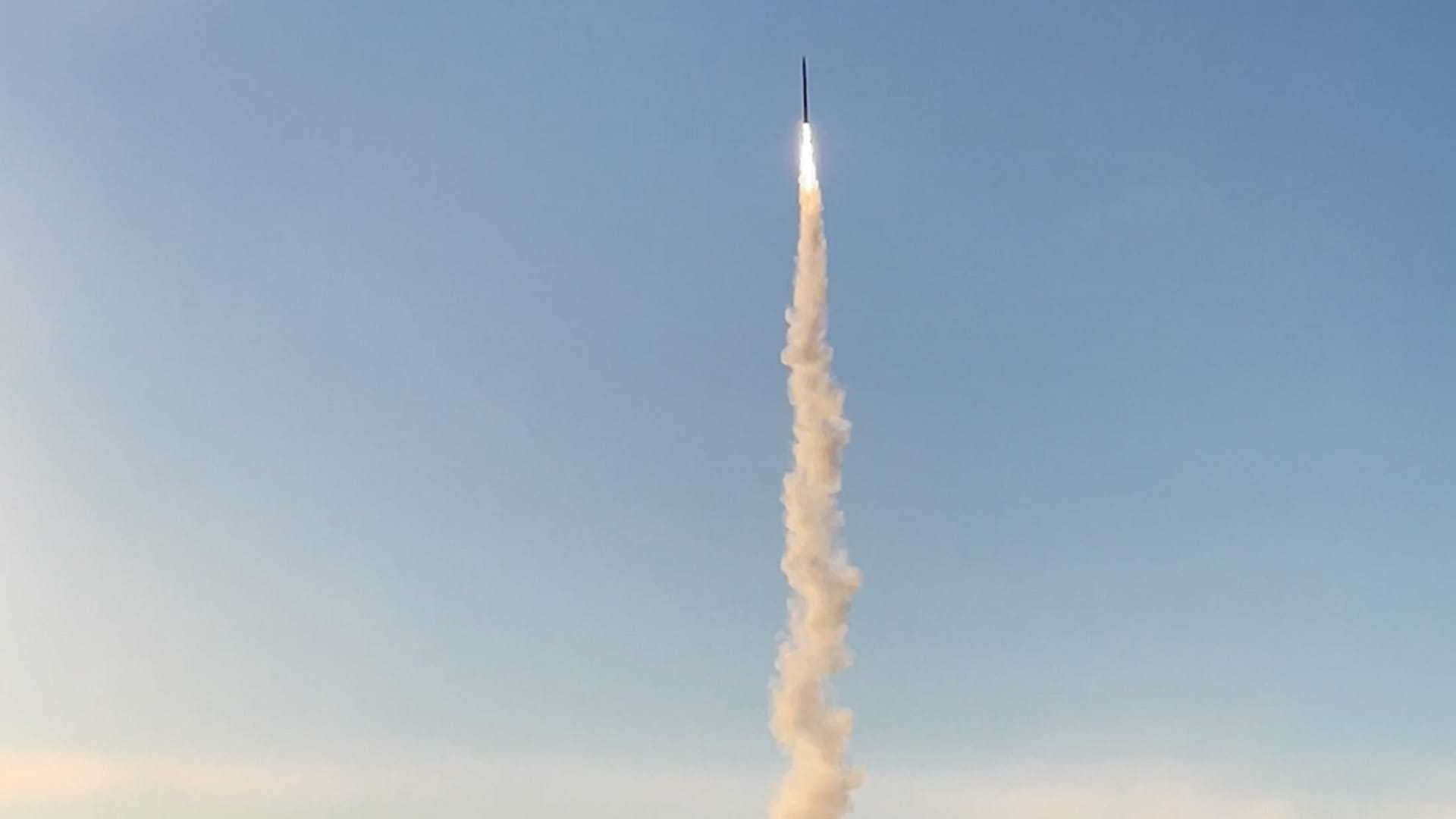 vertical rocket launch