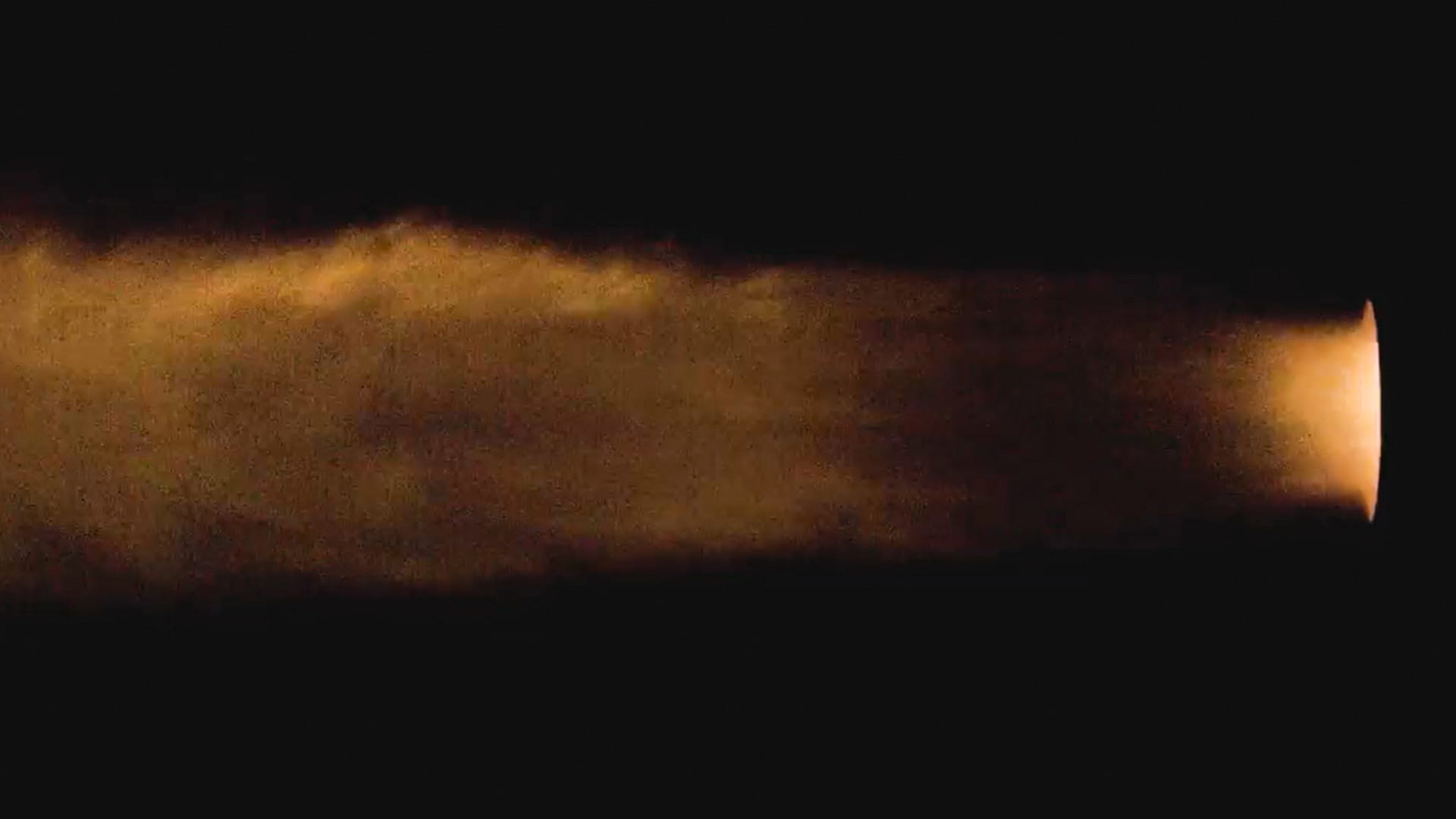 solid rocket motor flame